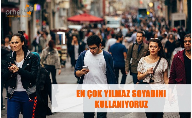 EN ÇOK YILMAZ SOYADINI KULLANIYORUZ
