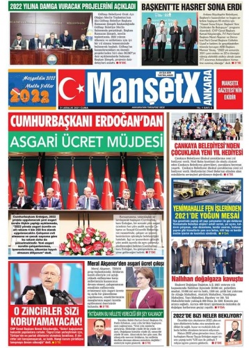 ManşetX Gazetesinin 323. Aralık Sayısı çıktı