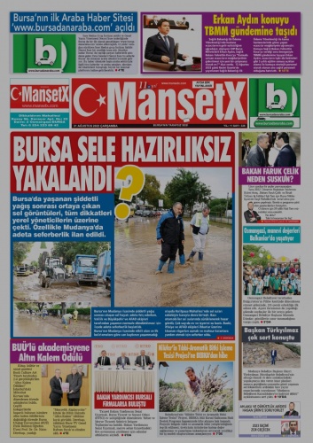 Mansetx Gazetenin 'nin Ağustos 326. sayısı Bursa ve Ankara sayısı çıktı.