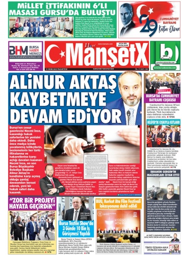 ManşetX Gazetemizin 328. Ankara ve Bursa sayısı çıktı, sizerlerle.