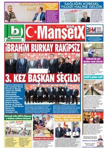 ManşetX Gazetesi'nin 12. yılında 327. sayısı olan Bursa ve  Ankara sayısı çıktı sizlerle .