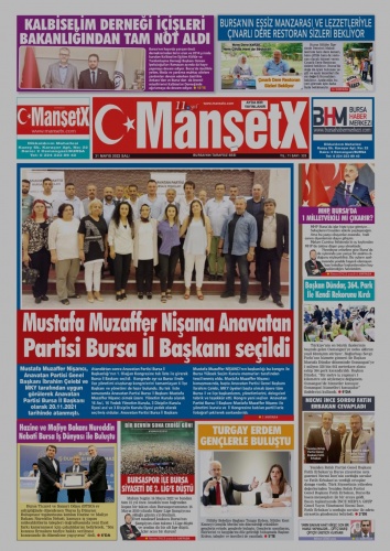 MansetX Gazetesinin Ankara ve Bursa Sayısının 325. Mayıs Sayısı Çıktı.