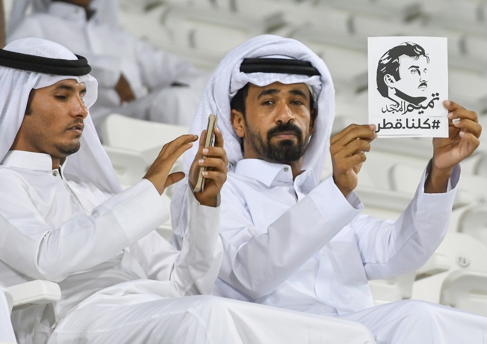 Katarlı Futbolculardan Emir Tamim Bin Hamad Al Taniye Destek