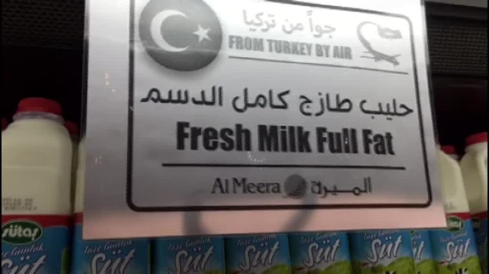 Türkiyeden Giden Gıdalar Katar Raflarında