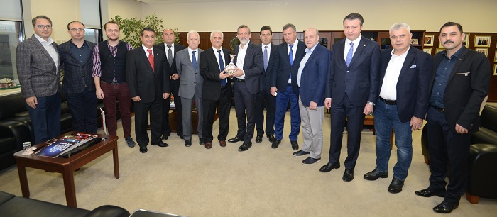 İşadamı dernekleri İbrahim Burkay'a destek ziyaretlerini sürdürüyor