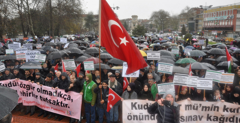 İnegöllüler Kudüs için yürüdü