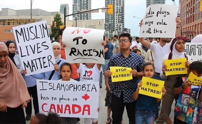 Kanada’da İslamofobi protestosu