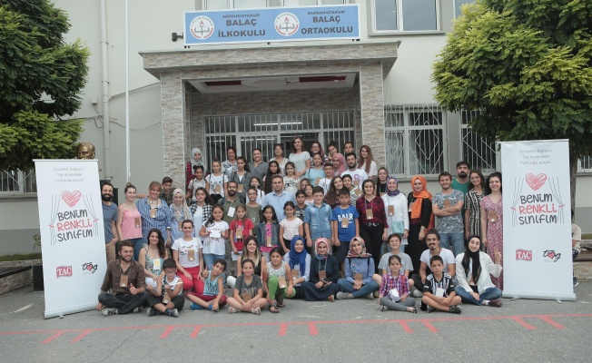 BENİM RENKLİ SINIFIM" PROJESİNİN SAMSUN'DAKİ YAZ KAMPINA KATILDILAR...