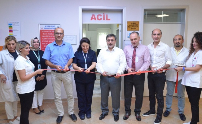 ONKOLOJİ HASTANESİNİN ACİL SERVİSİ YENİLENDİ