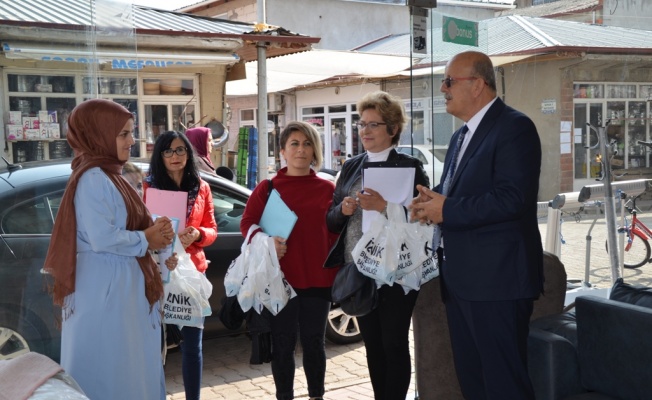 Kadın Esnaflara Başkan Sargın'dan Ziyaret