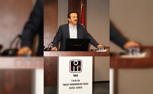 İMO BURSA ŞUBE'DE YENİ DEPREM YÖNETMELİĞİ SEMİNERİ