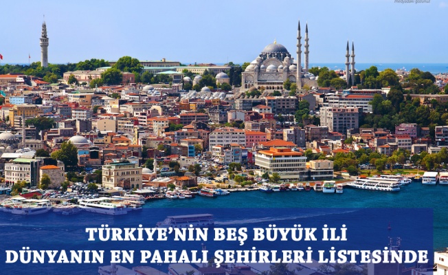 Türkiye'nin Beş Büyük İli Dünyanın En Pahalı Şehirleri Listesinde