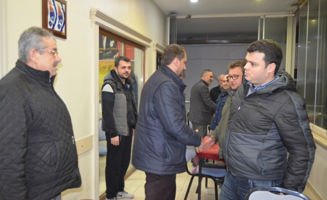 BELEDİYE BAŞKAN ADAYI USTA, BALGÖÇ İZNİK ŞUBESİNİ ZİYARET ETTİ
