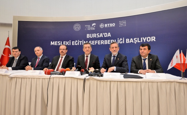 BTSO MESLEKİ EĞİTİMDE SEFERBERLİK BAŞLATTI
