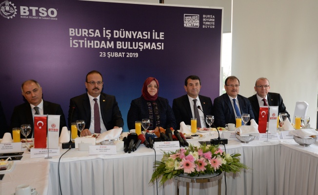 BURSA İŞ DÜNYASI İSTİHDAM İÇİN BULUŞTU