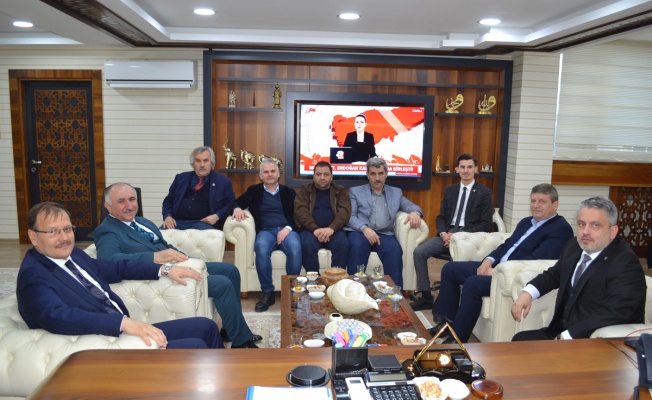 ÇAVUŞOĞLU VE SALMAN ZİYARETİ