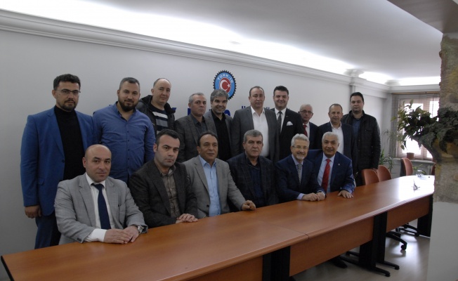 ERDEM, SENDİKA TEMSİLCİLERİYLE BULUŞTU