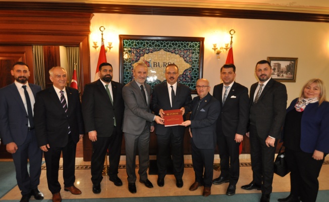 İTSO’DAN VALİ CANBOLAT’A ZİYARET