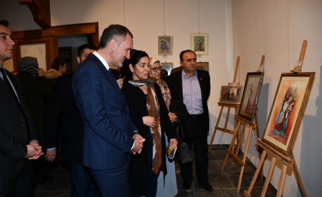 SEVAL KELEŞ VE MİNYATÜR RESİM SERGİSİ MÜZEDE İZLENİME SUNULDU