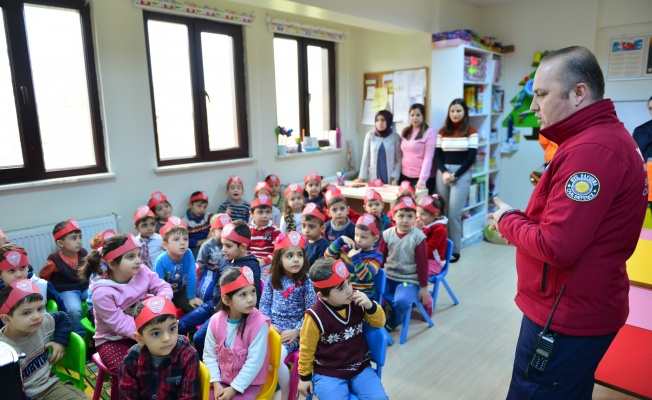 YILDIRIMLI MİNİKLERE YANGIN VE DEPREM EĞİTİMİ