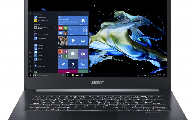 Acer Dan Profesyoneller Icin En Hafif Ve En Ince Dizustu Bilgisayar Serisi