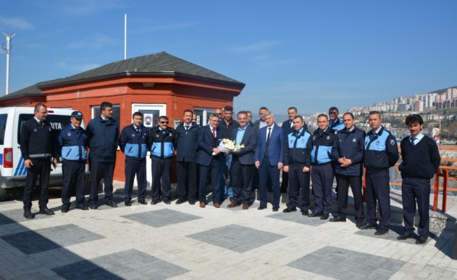 BAŞKAN YILMAZ ZABITA PERSONELİ İLE KAHVALTIDA BULUŞTU