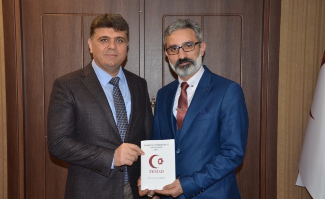 SAADET PARTİSİN'DEN TESİAD'A ZİYARET