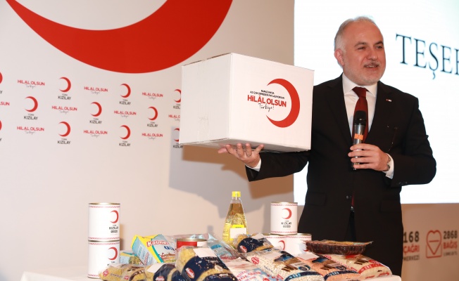 KIZILAY, RAMAZAN’DA 14.7 MİLYON KİŞİYE “İYİLİK” ULAŞTIRACAK