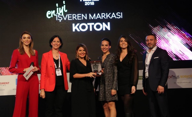 KOTON’A “EN İYİ İŞVEREN MARKASI ÖDÜLÜ”