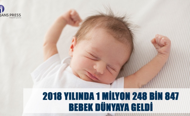 2018 YILINDA 1 MİLYON 248 BİN 847 BEBEK DÜNYAYA GELDİ