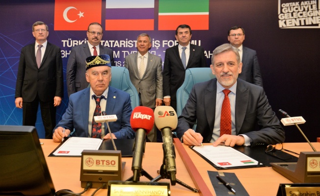 BTSO'DA TÜRKİYE - TATARİSTAN İŞ FORUMU