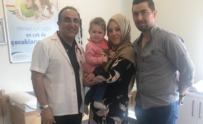 MİNİK EBRAR'I DOKTORUNUN DİKKATİ KURTARDI