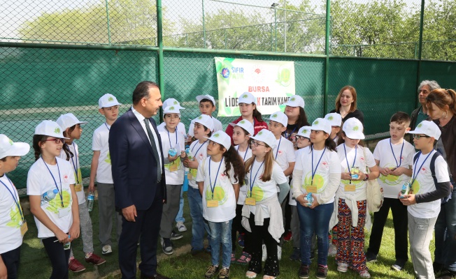 ‘SIFIR ATIK’ TEMASIYLA, LİDER ÇOCUKLAR TARIM KAMPINDA