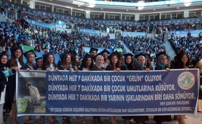 ÇOCUK GELİŞİMİ MEZUNLARININ “ÇOCUK GELİN” MESAJI
