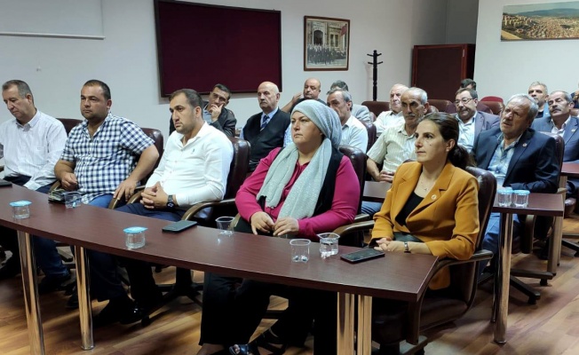 BAŞKAN AYDIN 31 MAHALLE MUHTARIYLA TOPLANTI YAPTI