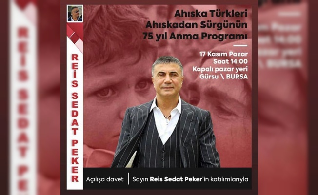 SEDAT PEKER BURSA'YA GELİYOR