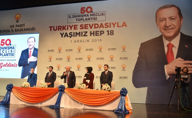 AK PARTİ BURSA İL BAŞKANLIĞI İL DANIŞMA MECLİSİ GERÇEKLEŞTİ