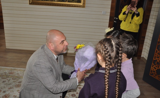 BAŞKAN AYDIN'A SÜPRİZ MİSAFİRLER