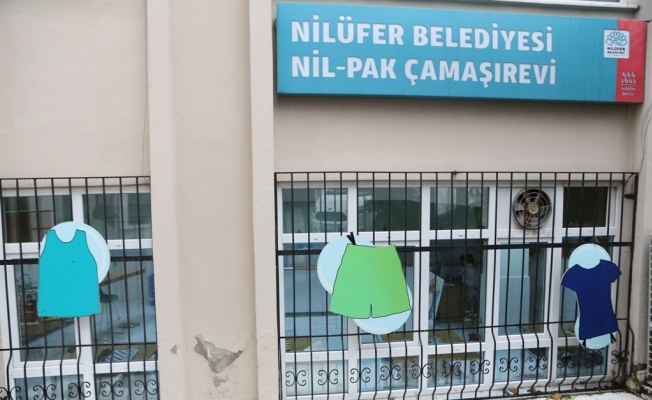 NİLÜFER'DE ÖĞRENCİLERE ÜCRETSİZ ÇAMAŞIR YIKAMA İMKANI