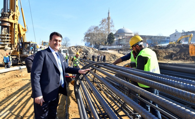 OSMANGAZİ MEYDANI’NA İLK HARÇ DÖKÜLDÜ