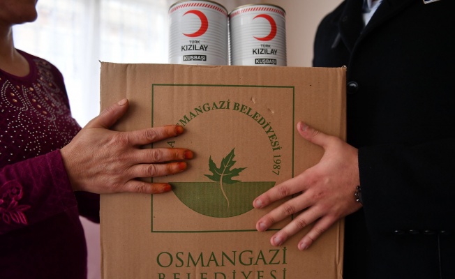 Osmangazi’de İhtiyaç Sahiplerine Yardım Paketi