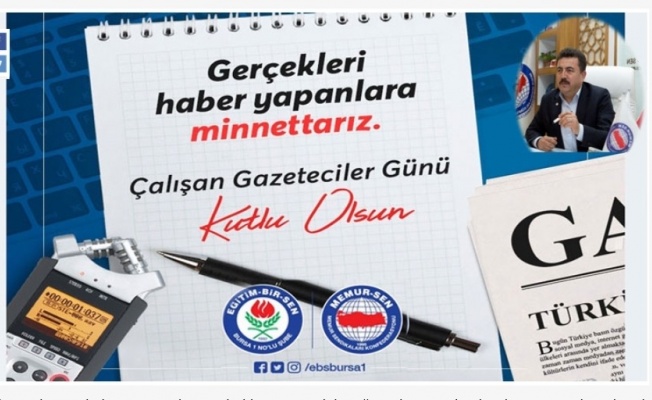 BAŞKAN ACAR'DAN ÇALIŞAN GAZETECİLER GÜNÜ AÇIKLAMASI