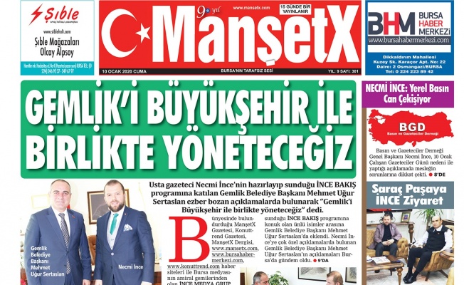 ManşetX Gazetesinin 301. sayısı çıktı.