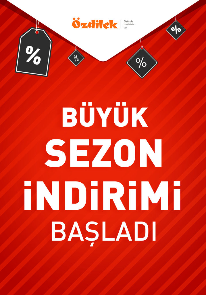 Özdilek’ten Büyük Sezon İndirimi!