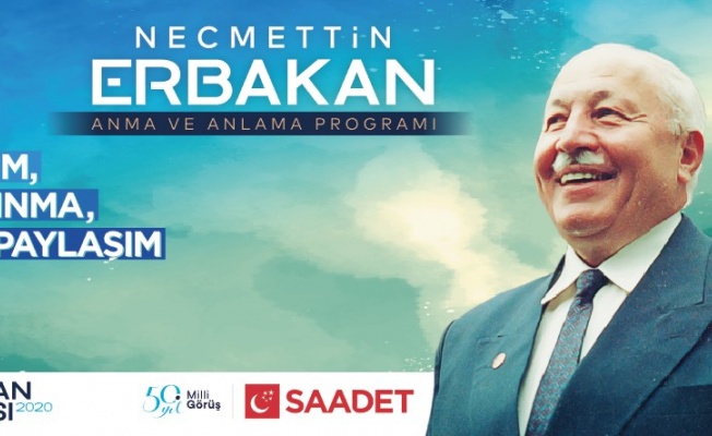 Erbakan'ı Anma ve Anlama programı