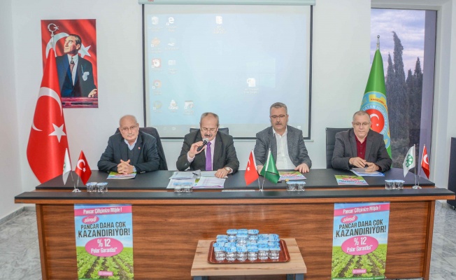 Karacabey'de üreticilere şeker pancarına sahip çıkın çağrısı