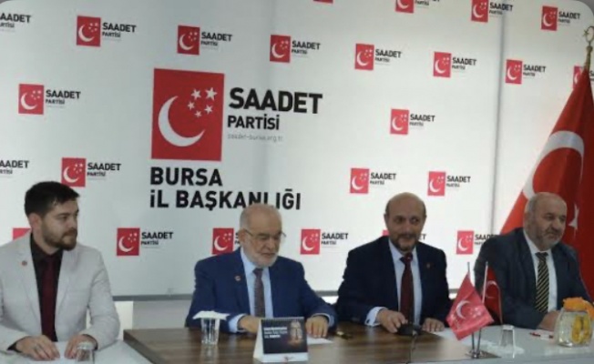 SAADET PARTİSİ BURSA KUDÜS MİTİNGİNE HAZIR