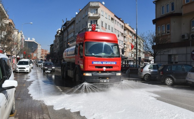 İnegöl Dezenfekte Ediliyor