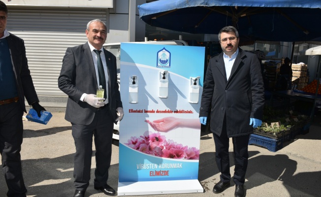 YILDIRIM’DAKİ PAZAR YERLERİNDE CORONAVİRÜS ÖNLEMİ