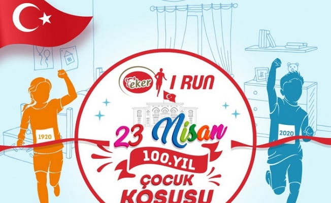 EKER'DEN 23 NİSAN 100.YIL ÇOCUK KOŞUSU